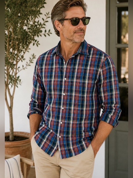 Chaps Other - CHAPS RALPH LAUREN PLAID BUTTON DOWN SHIRT MEN’S XL CLASSIC FIT EASY CARE